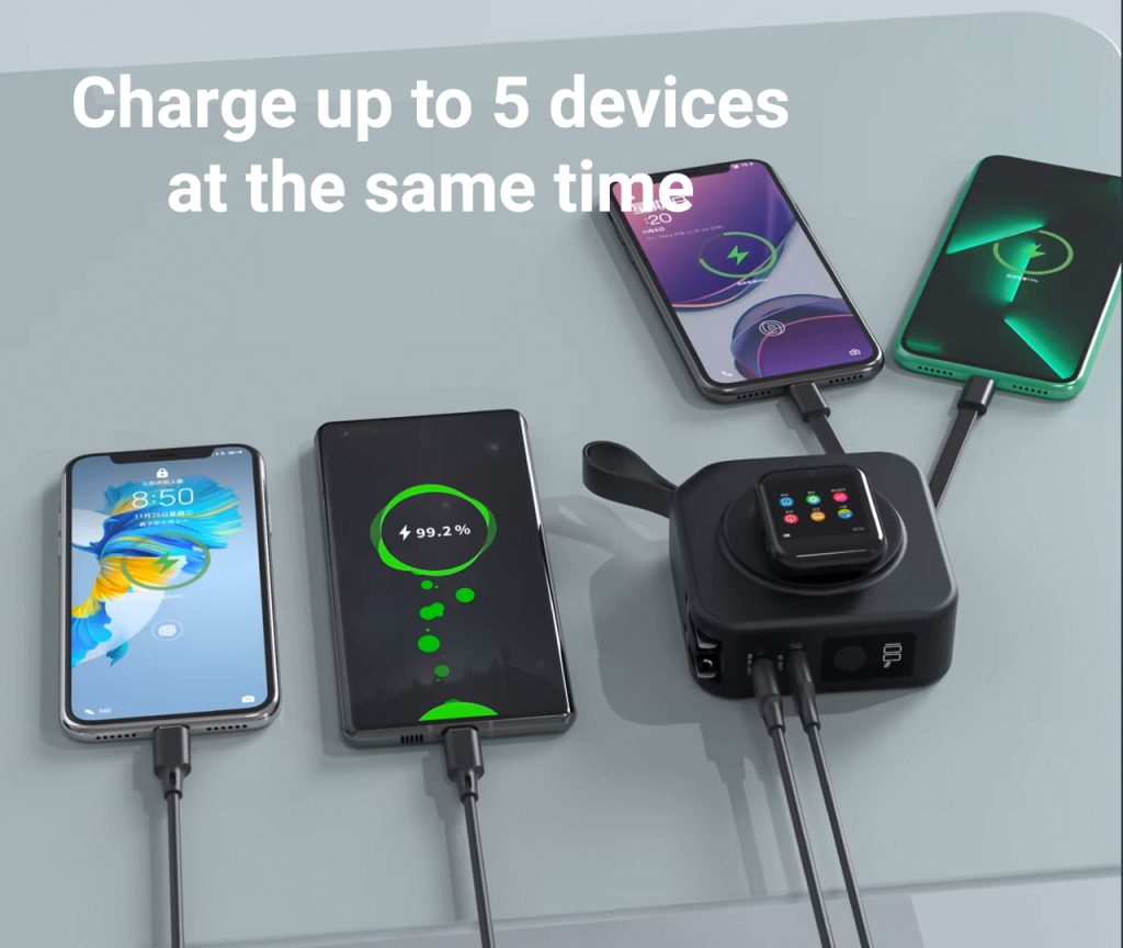 The Zeus Essential Edition charges multiple devices at once